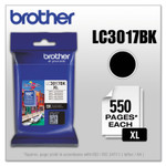 Brother LC3017BK Innobella High-Yield Ink, 550 Page-Yield, Black (BRTLC3017BK) View Product Image