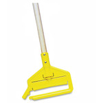 Rubbermaid Commercial Products Invader Side Gate Handle, 60", Hardwood, 12/CT, Yellow (RCPH116000000CT) View Product Image