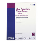 Epson Ultra Premium Photo Paper, 10 mil, 17 x 22, Luster White, 25/Pack View Product Image