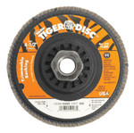Weiler Trimmable Tiger Flap Discs, 4 1/2 In, 80 Grit, 5/8 Arbor, 13,000 Rpm (804-50008) View Product Image