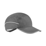 ergodyne Skullerz 8965 Lightweight Bump Cap Hat with LED Lighting, Long Brim, Black View Product Image