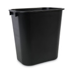 Boardwalk Soft-Sided Wastebasket, 14 qt, Plastic, Black (BWK14QTWBBLA) View Product Image