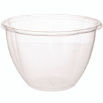 Eco-Products Salad Bowls, 48 oz, 6.69" Diameter x 4.38" h, Clear, Plastic, 300/Carton View Product Image