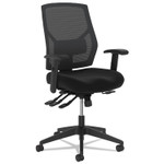 HON VL582 High-Back Task Chair, Supports Up to 250 lb, 19" to 22" Seat Height, Black (BSXVL582ES10T) View Product Image