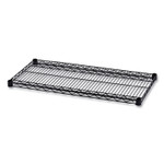 Alera Industrial Wire Shelving Extra Wire Shelves, 36w x 18d, Black, 2 Shelves/Carton (ALESW583618BL) View Product Image