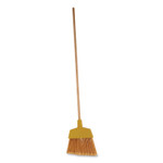 Boardwalk Angler Broom, 53" Handle, Yellow, 12/Carton (BWK932ACT) View Product Image