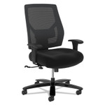 HON Crio Big and Tall Mid-Back Task Chair, Supports Up to 450 lb, 18" to 22" Seat Height, Black View Product Image