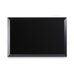MasterVision Kamashi Wet-Erase Board, 36 x 24, Black Surface, Black Wood Frame (BVCMM07151620) View Product Image