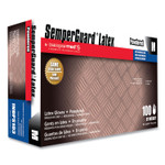 SemperGuard Latex Powdered Gloves, Cream, Medium, 100/Box View Product Image
