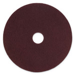 Scotch-Brite Surface Preparation Pad Plus, 17" Diameter, Maroon, 5/Carton (MMMSPPP17) View Product Image