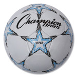 Champion Sports VIPER Soccer Ball, No. 5. Size, 8.5" to 9" Diameter, White View Product Image