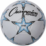 Champion Sports Viper Soccer Ball Size 5 - 8.75" - Size 5 - Thermoplastic Polyurethane (TPU) - Blue, Black, White Product Image 