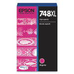 Epson T748XL320 (748XL) DURABrite Pro High-Yield Ink, 4000 Page-Yield, Magenta View Product Image