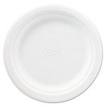 Chinet Classic Paper Plates, 6.75" dia, White, 125/Pack, 8 Packs/Carton View Product Image