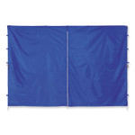 ergodyne Shax 6096 Pop-Up Tent Sidewall with Zipper, Single Skin, 10 ft x 10 ft, Polyester, Blue View Product Image
