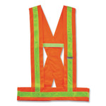 ergodyne GloWear 8140BA Class 1 Breakaway Sash, Polyester, 3X-Large Plus, Orange View Product Image