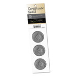 Southworth Certificate Seals, 1.75" dia, Silver, 3/Sheet, 5 Sheets/Pack (SOU99293) View Product Image