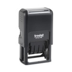 Trodat Printy Economy 5-in-1 Date Stamp, Self-Inking, 1.63" x 1", Blue/Red (USSE4754) View Product Image