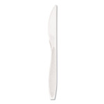 SOLO Impress Heavyweight Full-Length Polystyrene Cutlery, Knife, Plastic, White, 1,000/Carton View Product Image