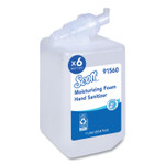 Scott Pro Moisturizing Foam Hand Sanitizer, 1,000 mL Refill, Fruity Cucumber Scent, 6/Carton View Product Image