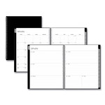 Enterprise Weekly/Monthly Planner, 11 x 8.5, Black Cover, 12-Month (Jan to Dec): 2026 Product Image