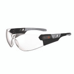 ergodyne Skullerz SAGA Anti-Scratch/Anti-Fog Safety Glasses, Matte Black Frameless, Indoor/Outdoor Polycarbonate Lens View Product Image