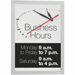 DURABLE The Infoframe - Glass-mountable, Window-mountable - Removable, Repositionable, Heat Resistant, UV Resistant, Sturdy, Both Sides Display - (DBL400023) Product Image 