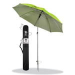 ergodyne Shax 6100 Lightweight Work Umbrella, 90" Span, 92.4" Long, Lime Canopy View Product Image