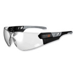 ergodyne Skullerz Saga Frameless Safety Glasses, Black Nylon Impact Frame, Indoor/Outdoor Polycarbonate Lens View Product Image