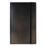 Markings by C.R. Gibson Bonded Leather Journal, 1-Subject, Narrow Rule, Black Cover, (240) 8.25 x 5 Sheets View Product Image
