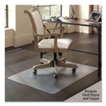 ES Robbins Floor+Mate, For Hard Floor to Medium Pile Carpet up to 0.75", 36 x 48, Clear (ESR121441) View Product Image