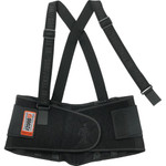 Ergodyne ProFlex High-performance Back Support - 30" to 34" Waist Size - Strap Mount - Black Product Image 