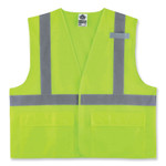 ergodyne GloWear 8220HL Class 2 Standard Mesh Hook and Loop Vest, Polyester, 4X-Large/5X-Large, Lime View Product Image