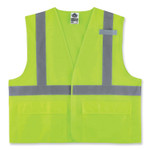 ergodyne GloWear 8220HL Class 2 Standard Mesh Hook and Loop Vest, Polyester, 2X-Large/3X-Large, Lime View Product Image