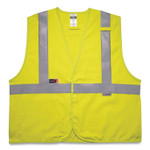 ergodyne GloWear 8261FRHL Class 2 Dual Compliant FR Hook and Loop Safety Vest, Small/Medium, Lime View Product Image