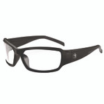 ergodyne Skullerz THOR Anti-Scratch and Enhanced Anti-Fog Safety Glasses, Black Nylon Impact Frame, Clear Polycarbonate Lens View Product Image