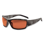 ergodyne Skullerz Thor Safety Glasses, Kryptek Tyhpon Nylon Impact Frame, Polarized Copper Polycarb Lens View Product Image