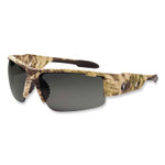 ergodyne Skullerz Dagr Safety Glasses, Kryptek Highlander Nylon Impact Frame, Smoke Polycarbonate Lens View Product Image