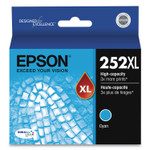 Epson T252XL220-S (252XL) DURABrite Ultra High-Yield Ink, 1,100 Page-Yield, Cyan View Product Image