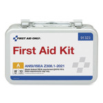 First Aid Only ANSI 2021 First Aid Kit for 10 People, 76 Pieces, Metal Case View Product Image