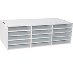 Classroom Keepers 9" x 12" Construction Paper Storage - 15 Compartment(s) - Compartment Size : 1.50" x 10" x 12.50" - 9.38" Height x 29.25" Width x 12.88" Depth - Desktop - 70% Recycled Product Image 