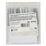 C-Line Self-Adhesive Label Holders, Top Load, 0.5 x 3, Clear, 50/Pack (CLI87607) View Product Image