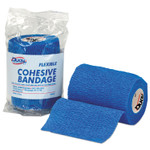 First Aid Only First-Aid Refill Flexible Cohesive Bandage Wrap, 3" x 5 yd, Blue View Product Image