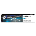 HP 982X, (T0B27A) High-Yield Cyan Original PageWide Cartridge View Product Image