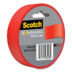 Scotch Expressions Masking Tape, 3" Core, 0.94" x 20 yds, Primary Red View Product Image