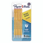 Paper Mate Sharpwriter Mechanical Pencil, 0.7 mm, HB (#2), Black Lead, Classic Yellow Barrel, 5/Pack View Product Image