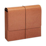 Pendaflex Earthwise by Pendaflex Reinforced Recycled Expanding Wallet, 5.25" Exp, 1 Section, Elastic Cord Closure, Letter Size, Redrope View Product Image