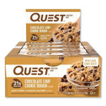 Quest Protein Bars, Chocolate Chip Cookie Dough, 2.12 oz Bar, 12 Bars/Box View Product Image