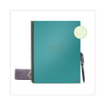 Rocketbook Core Smart Notebook, Medium/College Rule, Teal Cover, (16) 11 x 8.5 Sheets View Product Image