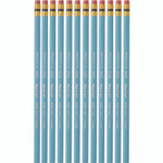 Prismacolor Col-Erase Pencil with Eraser, 0.7 mm, 2B, Non-Photo Blue Lead, Non-Photo Blue Barrel, Dozen View Product Image
